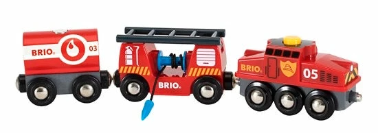 BRIO RESCUE FIREFIGHTING TRAIN 4 BRIO RESCUE FIREFIGHTING TRAIN - Image 2