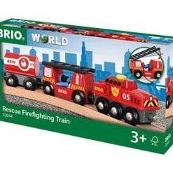 BRIO RESCUE FIREFIGHTING TRAIN