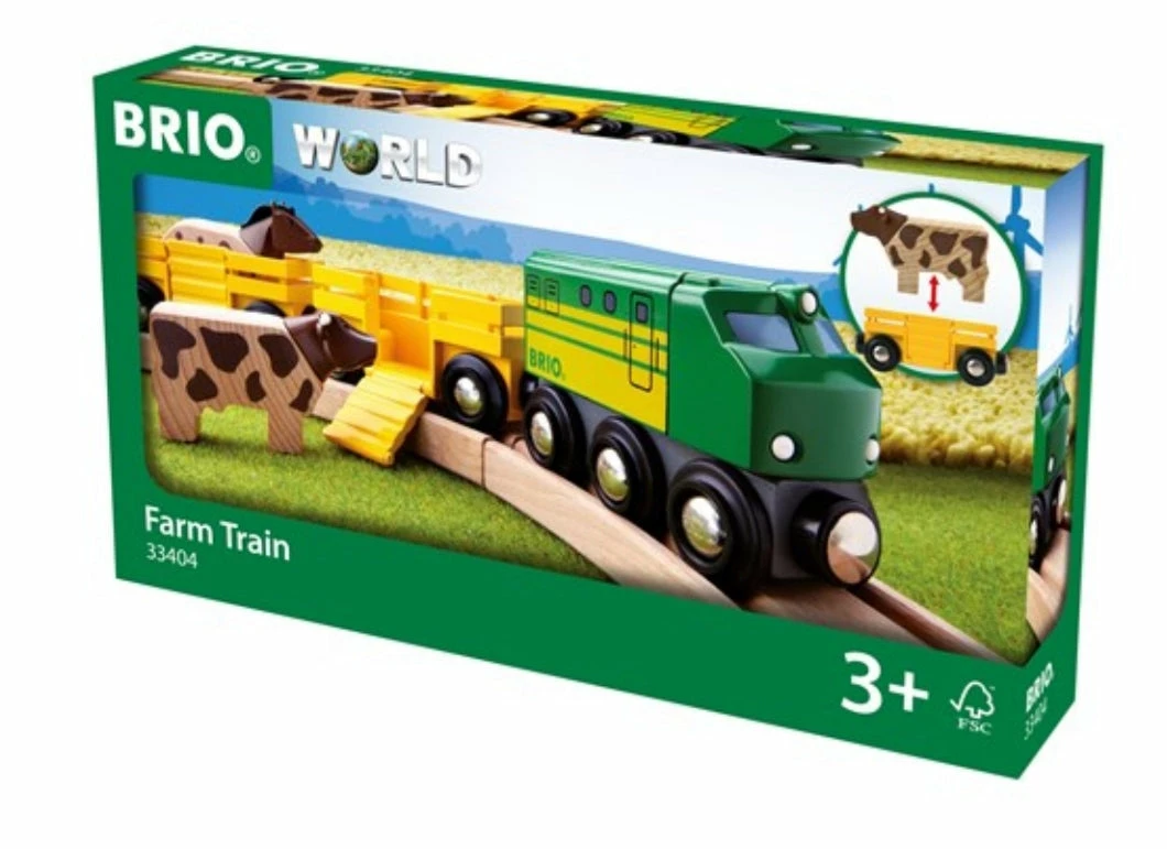 BRIO TRAIN FARM TRAIN 3 BRIO TRAIN FARM TRAIN