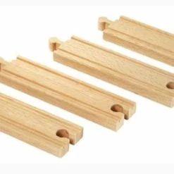 Alternative view of BRIO TRACKS MEDIUM STRAIGHT 4PCS