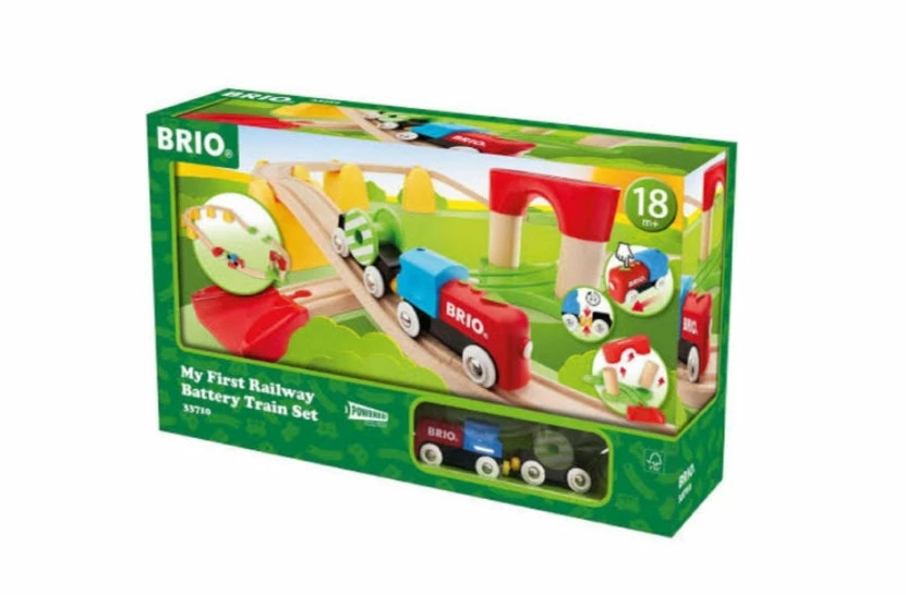 BRIO MY FIRST RAILWAY B/O TRAIN SET 25 P 3 BRIO MY FIRST RAILWAY B/O TRAIN SET 25 P