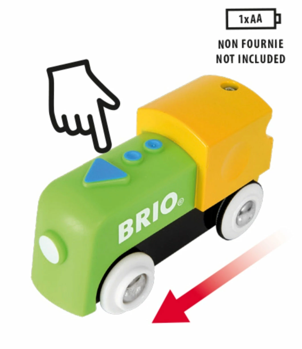 BRIO MY FIRST RAILWAY BATTERY ENGINE 5 BRIO MY FIRST RAILWAY BATTERY ENGINE - Image 3