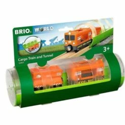 BRIO TRAIN CARGO TRAIN AND TUNNEL