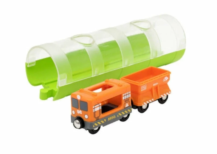 BRIO TRAIN CARGO TRAIN AND TUNNEL 4 BRIO TRAIN CARGO TRAIN AND TUNNEL - Image 2
