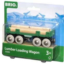 BRIO VEHICLE LUMBER LOADING WAGON 4PC