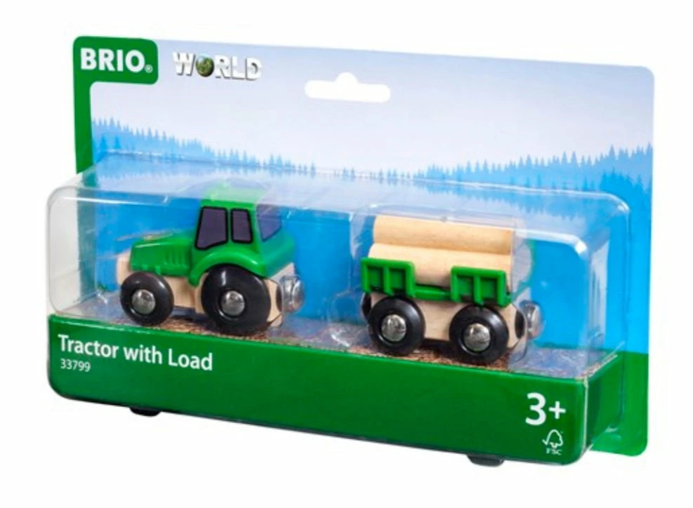 BRIO VEHICLE FARM TRACTOR W LOAD 3 BRIO VEHICLE FARM TRACTOR W LOAD