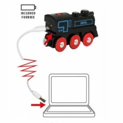 Alternative view of BRIO RECHARGEABLE ENGINE W MINI USB CABL