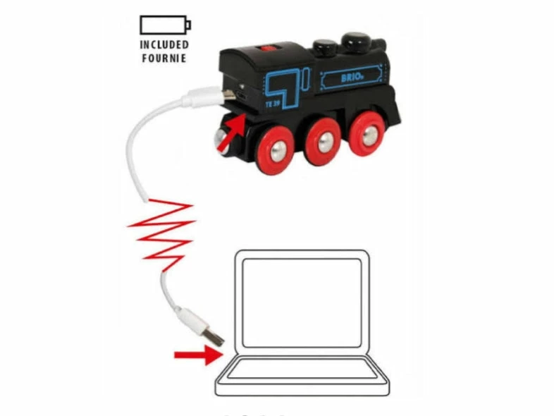 BRIO RECHARGEABLE ENGINE W MINI USB CABL 4 BRIO RECHARGEABLE ENGINE W MINI USB CABL - Image 2
