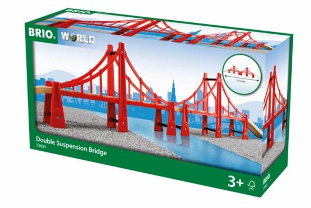 BRIO DOUBLE SUSPENSION BRIDGE 5 PC 3 BRIO DOUBLE SUSPENSION BRIDGE 5 PC