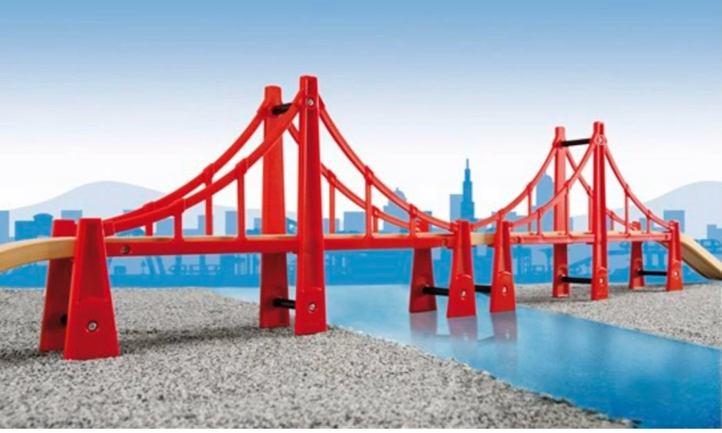 BRIO DOUBLE SUSPENSION BRIDGE 5 PC 4 BRIO DOUBLE SUSPENSION BRIDGE 5 PC - Image 2