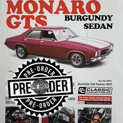 1:18 HOLDEN HQ MONARO GTS BURGUNDY SEDAN