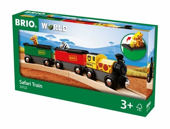 BRIO SAFARI TRAIN 3 PIECES 3 BRIO SAFARI TRAIN 3 PIECES