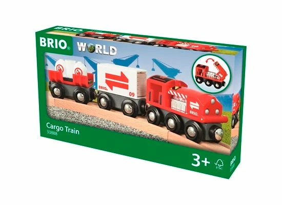 BRIO CARGO TRAIN 7PCS 3 BRIO CARGO TRAIN 7PCS