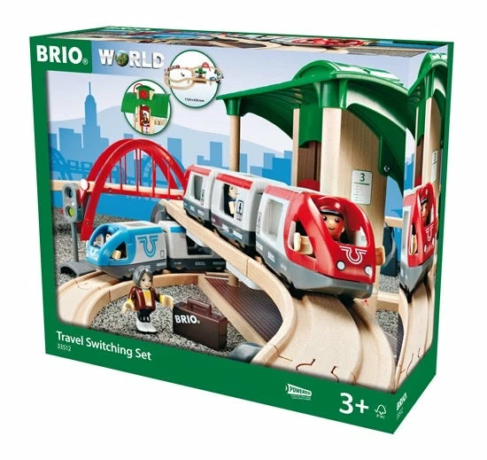 BRIO TRAVEL SWITCHING SET 42 PC 3 BRIO TRAVEL SWITCHING SET 42 PC