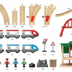 Alternative view of BRIO TRAVEL SWITCHING SET 42 PC