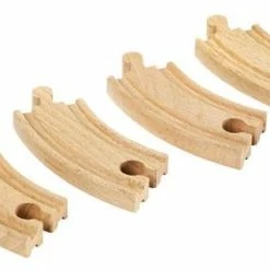 Alternative view of BRIO TRACKS SHORT CURVED TRACKS 4 PCS