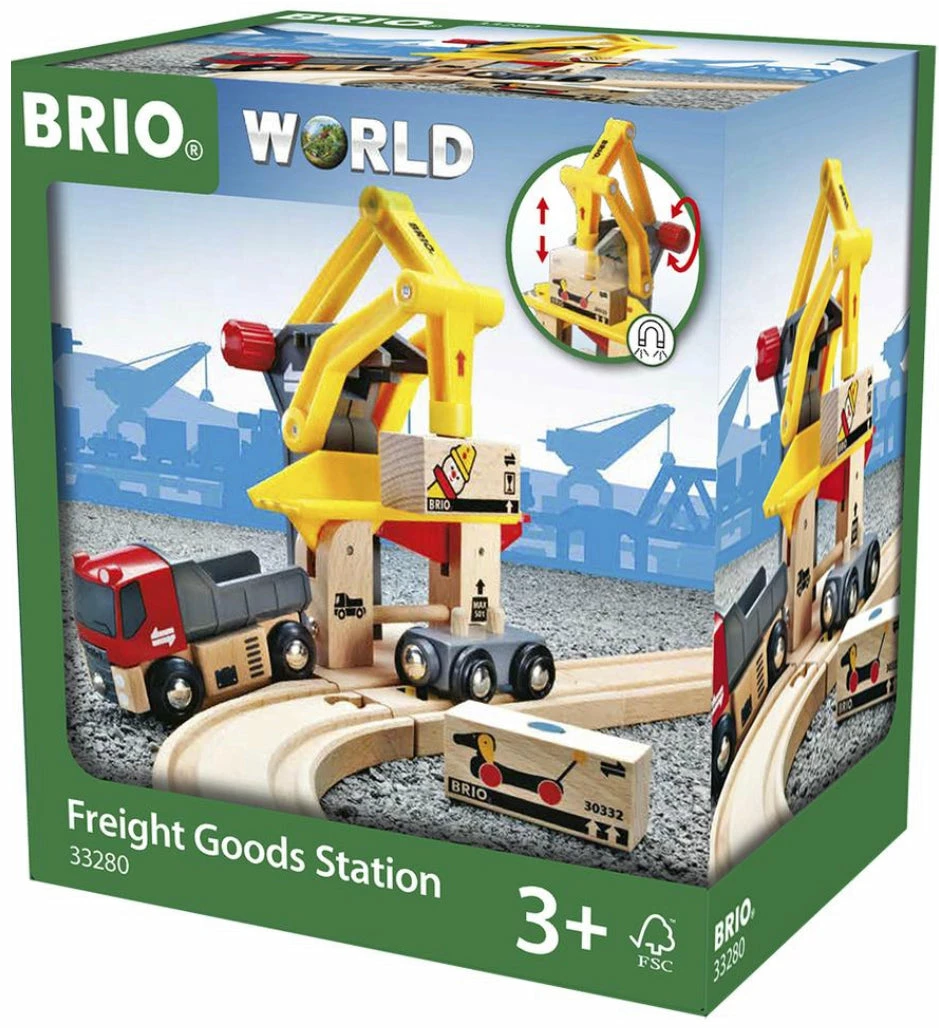 BRIO FREIGHT GOODS STATION 6 PIECES 3 BRIO FREIGHT GOODS STATION 6 PIECES
