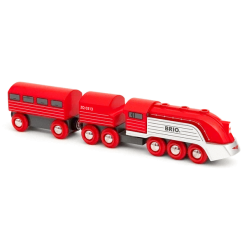 Alternative view of BRIO TRAIN STREAMLINE TRAIN 3 PCE
