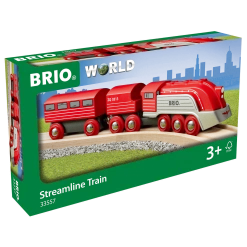 BRIO TRAIN STREAMLINE TRAIN 3 PCE