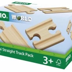 BRIO TRACKS MINI STRAIGHT PACK 4 PCS