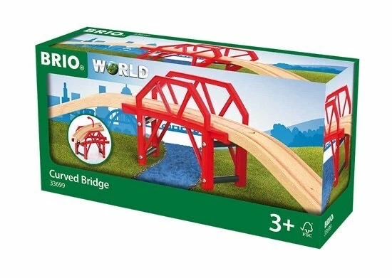 BRIO BRIDGE CURVED BRIDGE 4 PCS 3 BRIO BRIDGE CURVED BRIDGE 4 PCS