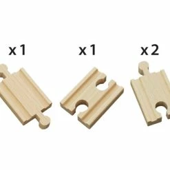 Alternative view of BRIO MINI STRAIGHT TRACKS 4 PCS