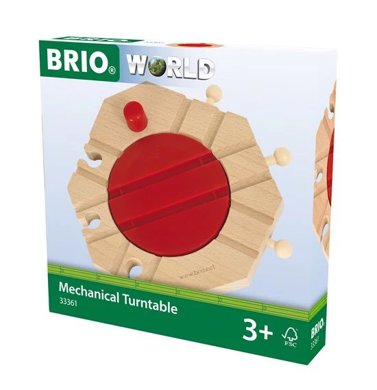 BRIO TRACKS MECHANICL TURNTABLE 3 BRIO TRACKS MECHANICL TURNTABLE