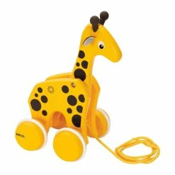 Alternative view of BRIO TODDLER PULL ALONG GIRAFFE