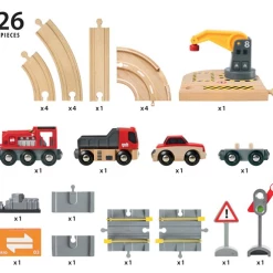 Alternative view of BRIO RAIL & ROAD CRANE SET