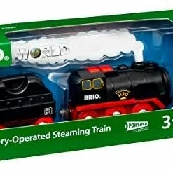 BRIO TRAIN B/O STEAMING TRAIN 3PC