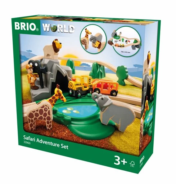 BRIO SAFARI ADVENTURE SET 26 PIECES 3 BRIO SAFARI ADVENTURE SET 26 PIECES