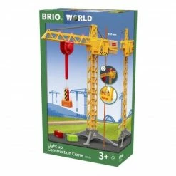 BRIO CRANE CONSTRUCTION CRANE W LIGHTS