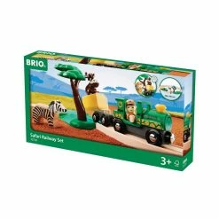 BRIO SAFARI RAILWAY SET 17 PCS