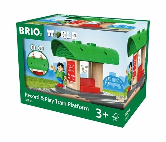 BRIO RECORD & PLAY TRAIN PLATFORM 3 BRIO RECORD & PLAY TRAIN PLATFORM