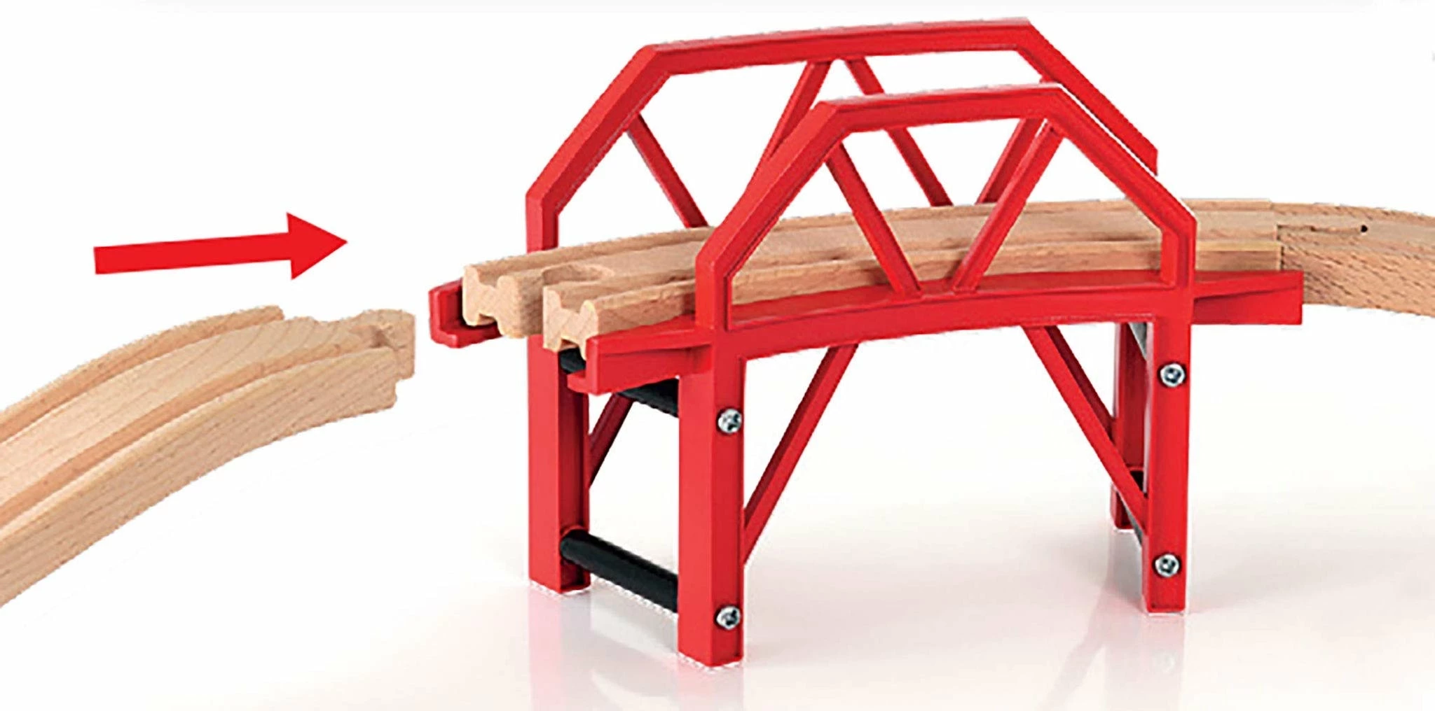 BRIO BRIDGE CURVED BRIDGE 4 PCS 4 BRIO BRIDGE CURVED BRIDGE 4 PCS - Image 2