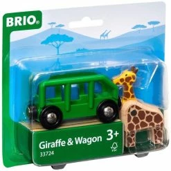 BRIO VEHICLE GIRAFFE AND WAGON 2PC