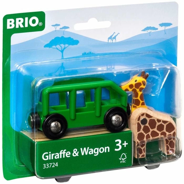 BRIO VEHICLE GIRAFFE AND WAGON 2PC 3 BRIO VEHICLE GIRAFFE AND WAGON 2PC