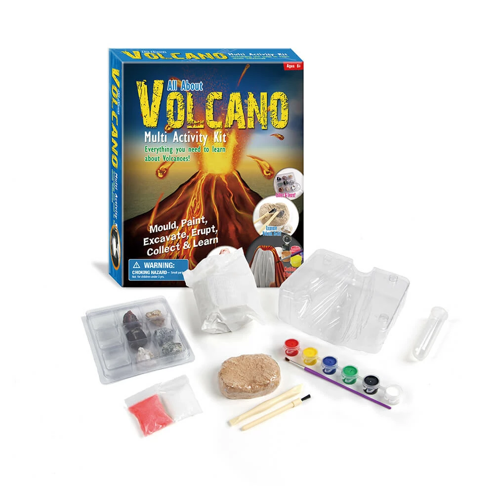 VOLCANO ACTIVITY KIT 3 VOLCANO ACTIVITY KIT